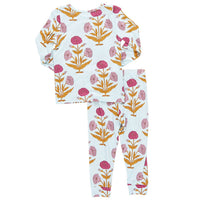 Pink Chicken Pink Dandelions Bamboo PJ Set