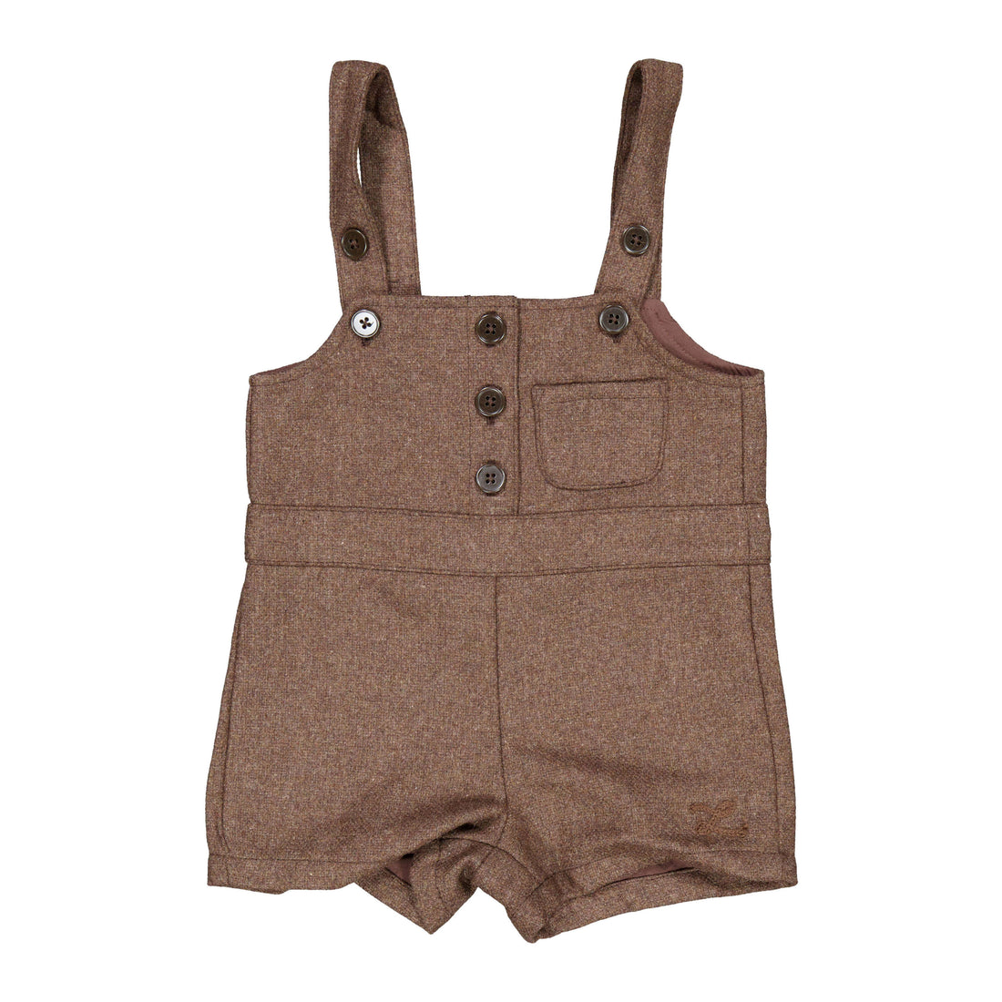 L by Ladida Brown Wool Overalls