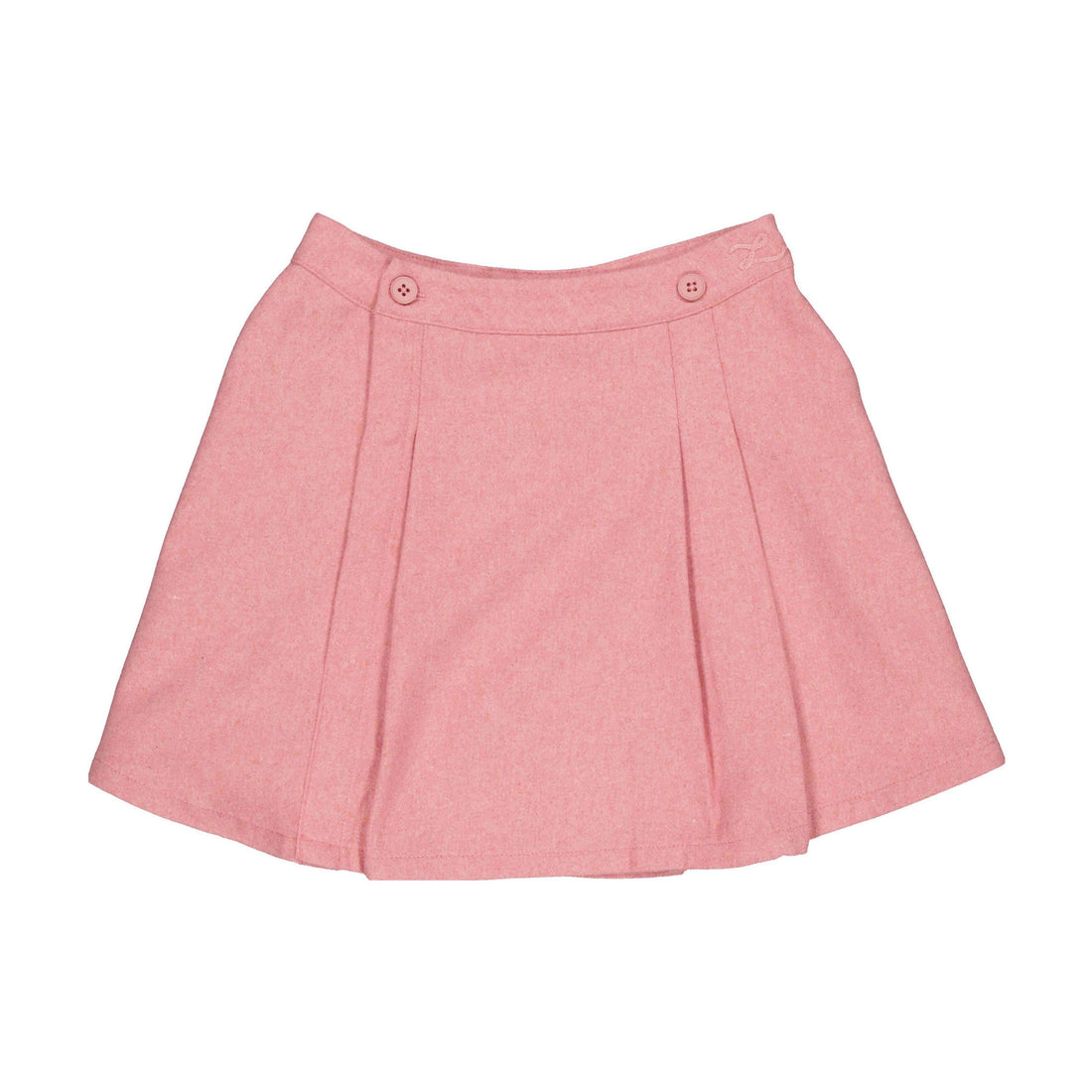 L by Ladida Pink Wool Pleated Skirt