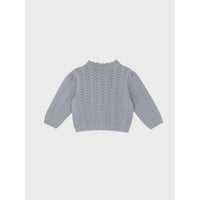Louisiella Blue Baby Ianthe Knit Cardigan