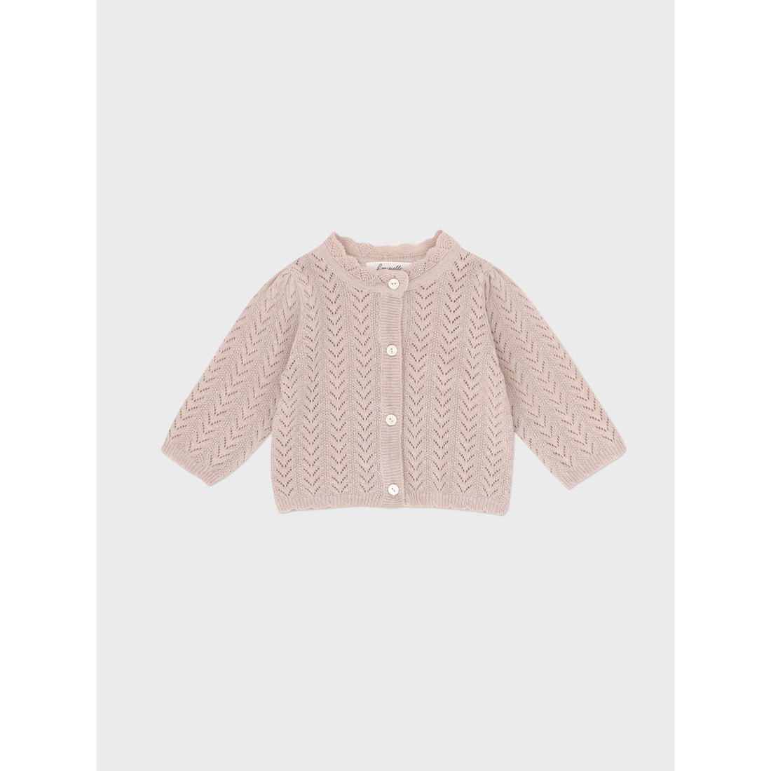 Louisiella Pink Baby Ianthe Knit Cardigan