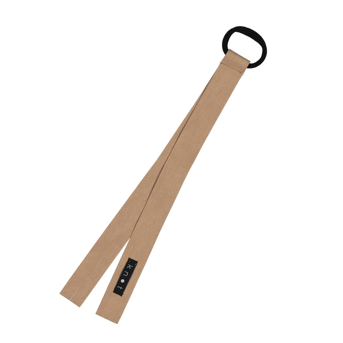 Knot Hairbands Tan Leather Hairtie