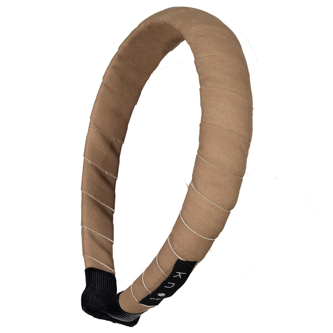 Knot Hairbands Tan Leather Headband