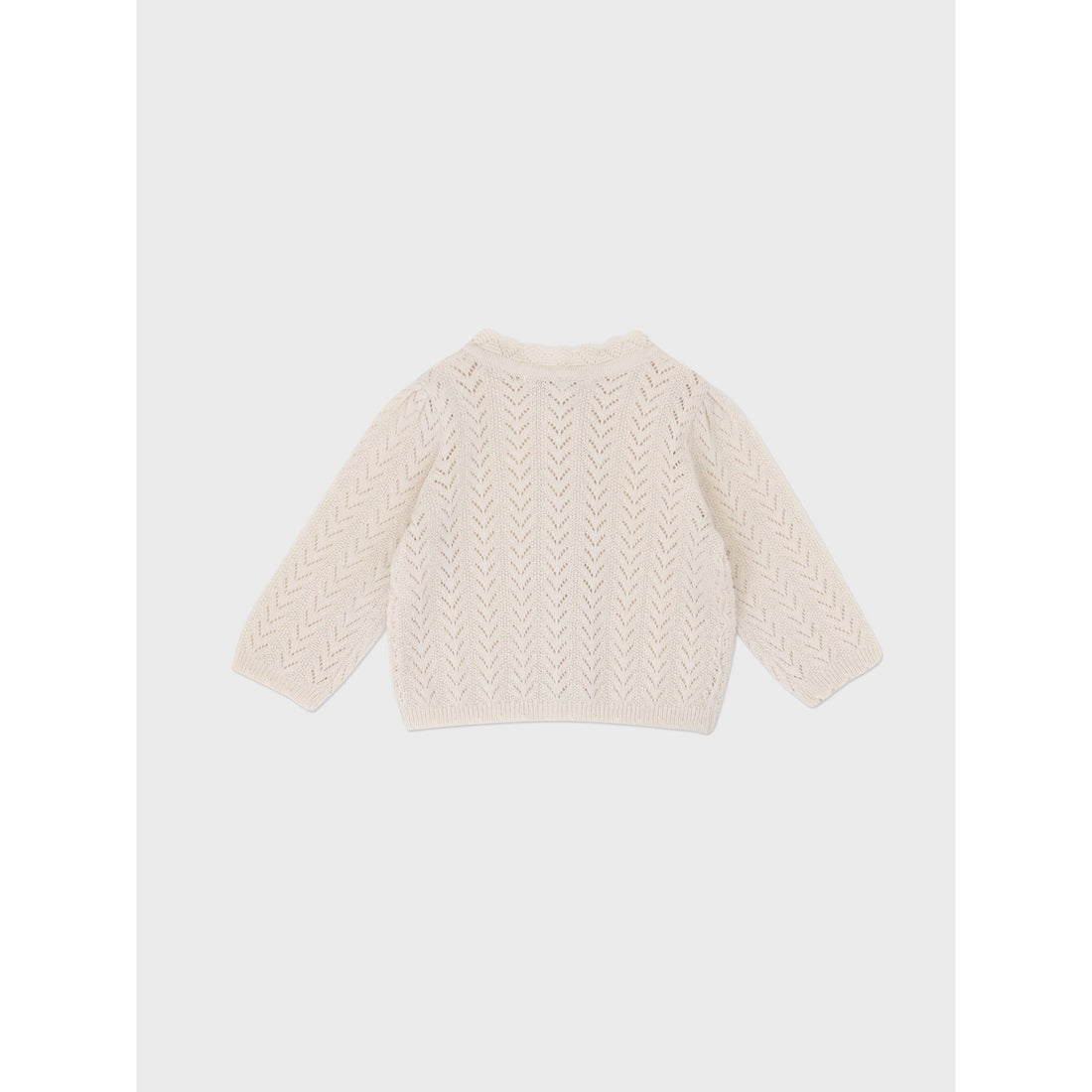 Louisiella Light Beige Baby Ianthe Knit Cardigan