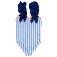Pink Chicken Blue Stripe Via Suit