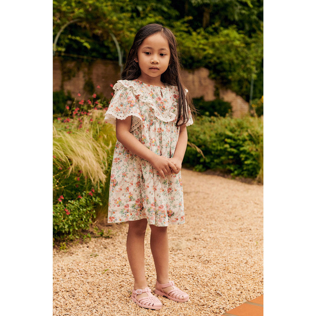 Louise Misha Cream Siloe Dress