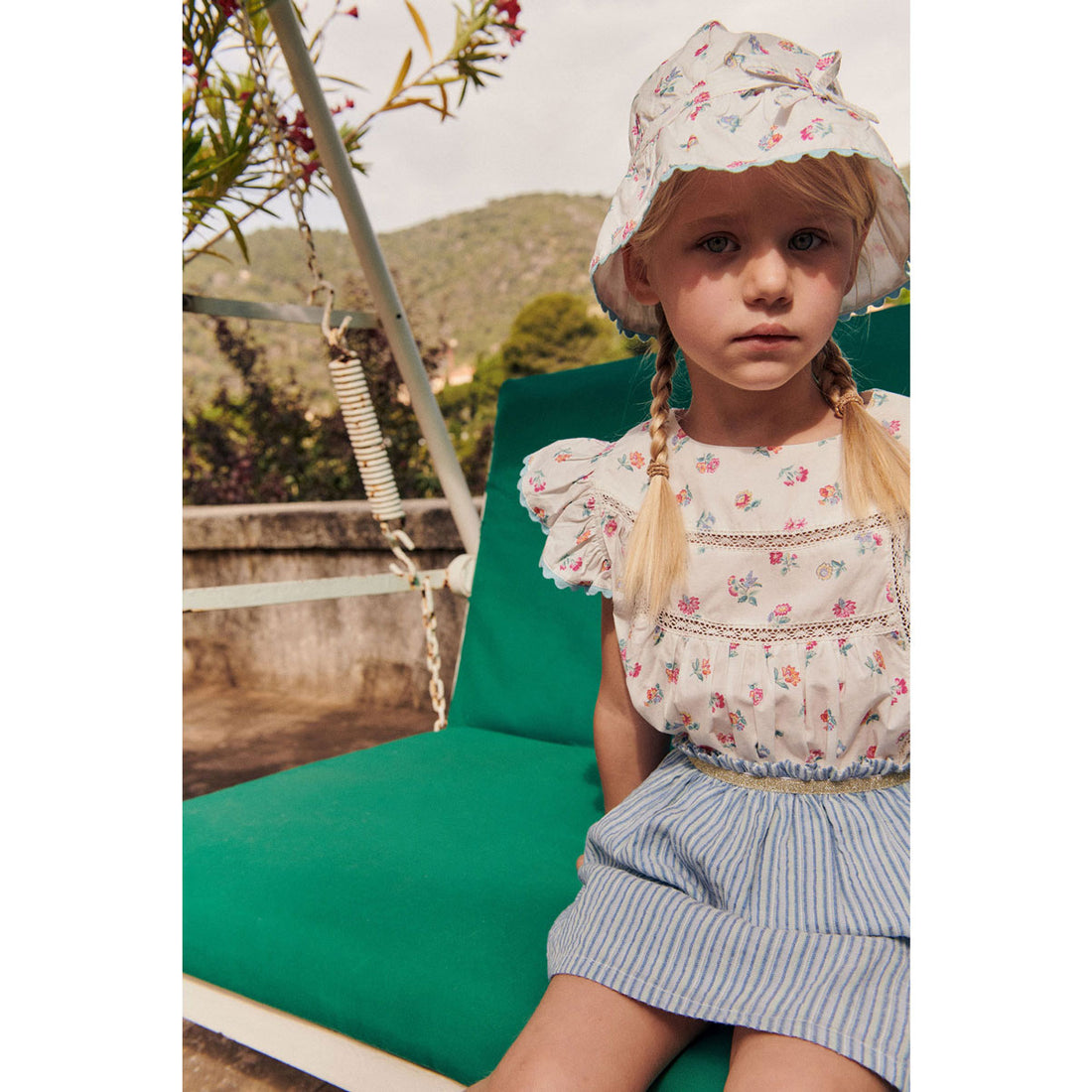 Louise Misha White Armande Blouse