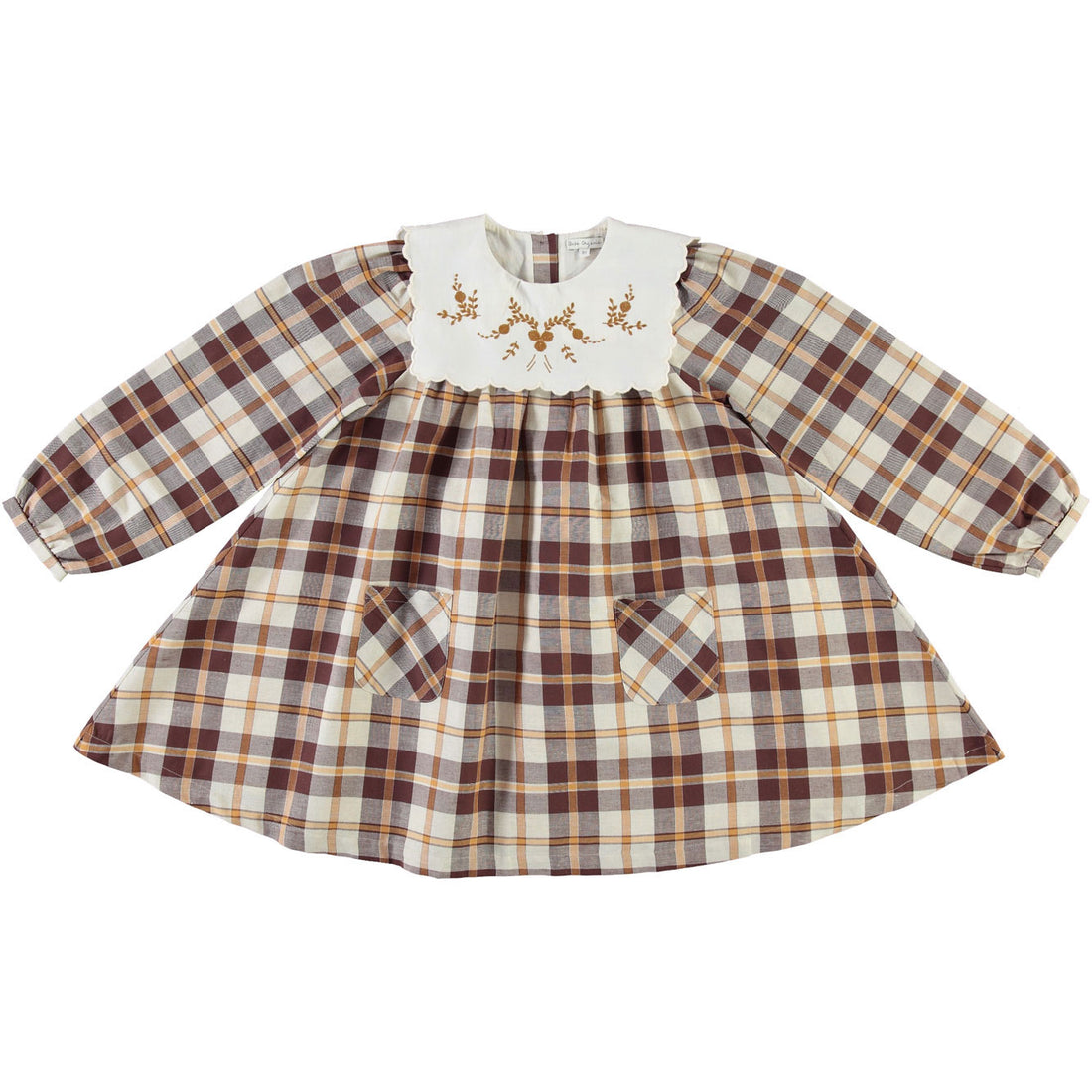Bebe Organic  Nostalgia Check Louisa Dress