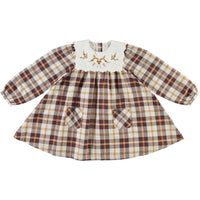 Bebe Organic  Nostalgia Check Louisa Dress