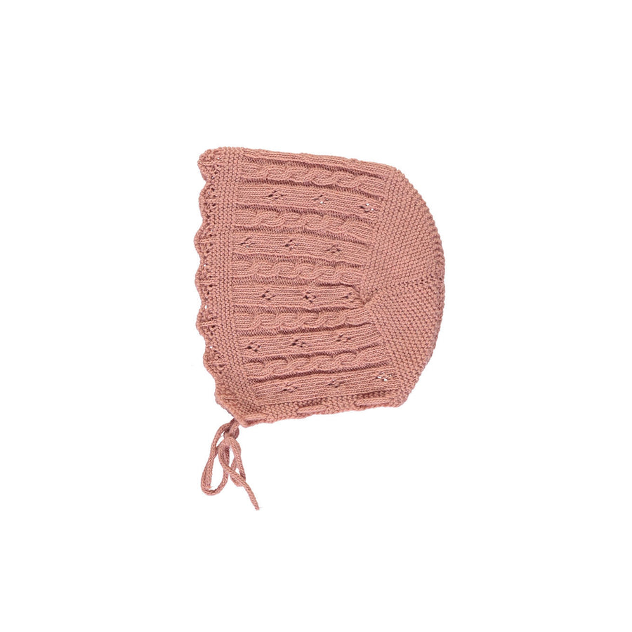 Bebe Organic  Antique Rose Loulou Bonnet