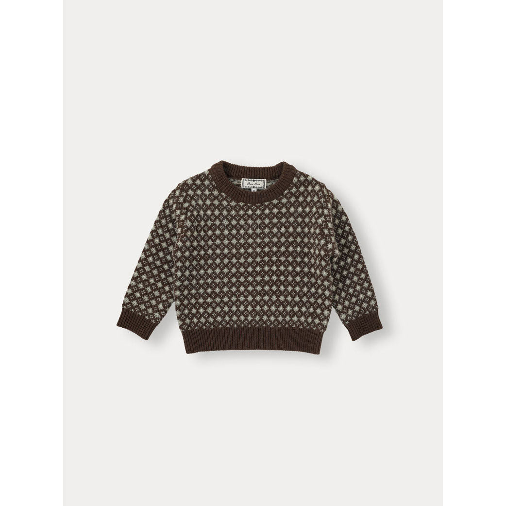 Bene Bene Dark Brown Maribel Knit Pullover