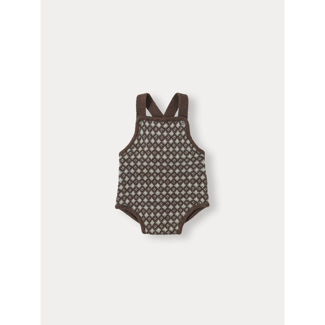 Bene Bene Dark Brown Baby Maribel Knit Romper