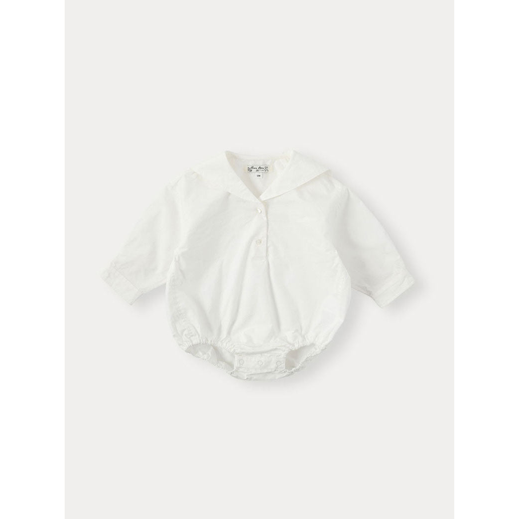 Bene Bene White Baby Marine Pure Romper
