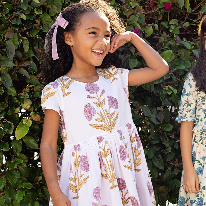 Pink Chicken Lavender Dandelion Marisol Dress