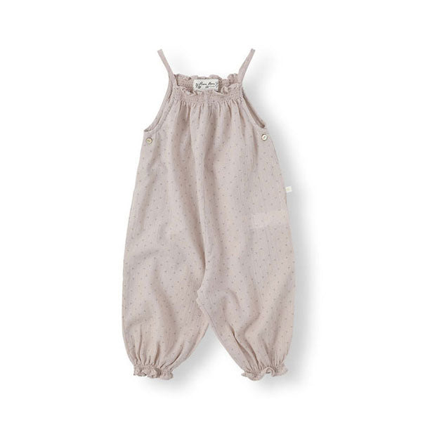Bene Bene Milky Cocoa Baby Calm Dot Jumpsuit
