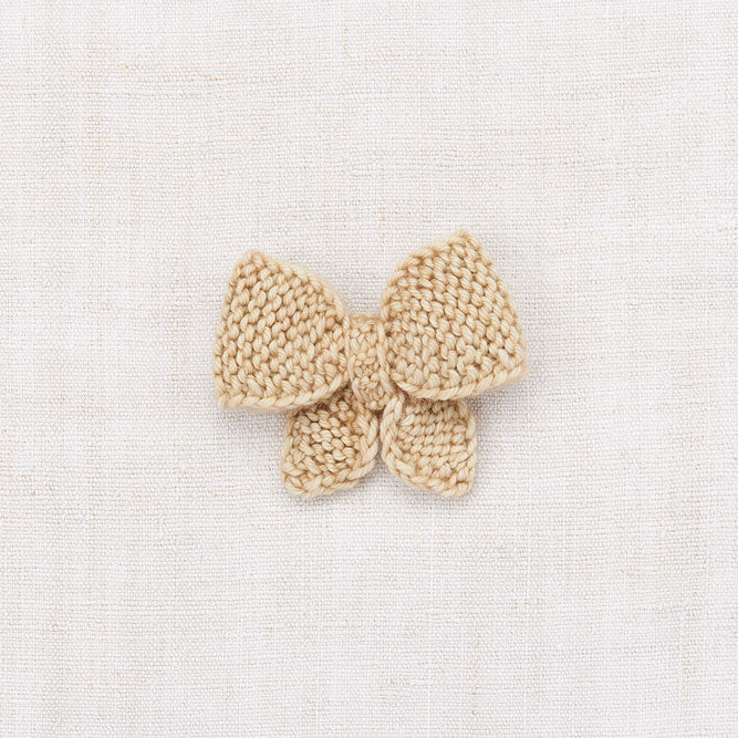 Misha and Puff Medium Puff Bow - Alabaster