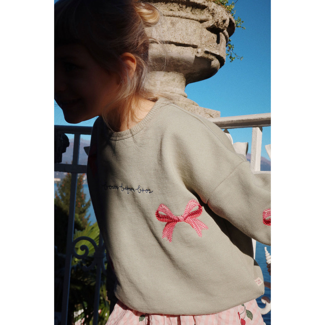 Konges Slojd Tea Lou Bow Sweatshirt