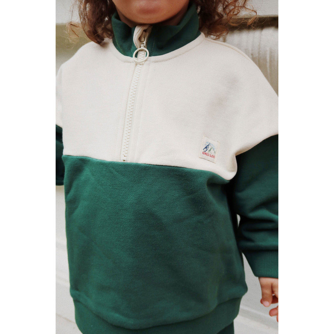 Konges Slojd Smoke Pine Lou Half Zip Sweatshirt