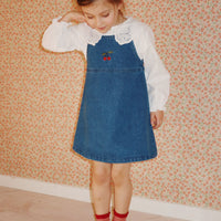 Konges Slojd Denim Blue Margot Strap Dress