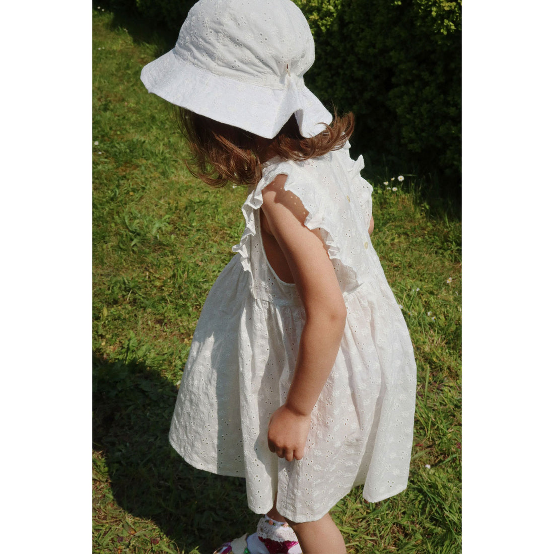 Konges Slojd Optic White Lacey Dress