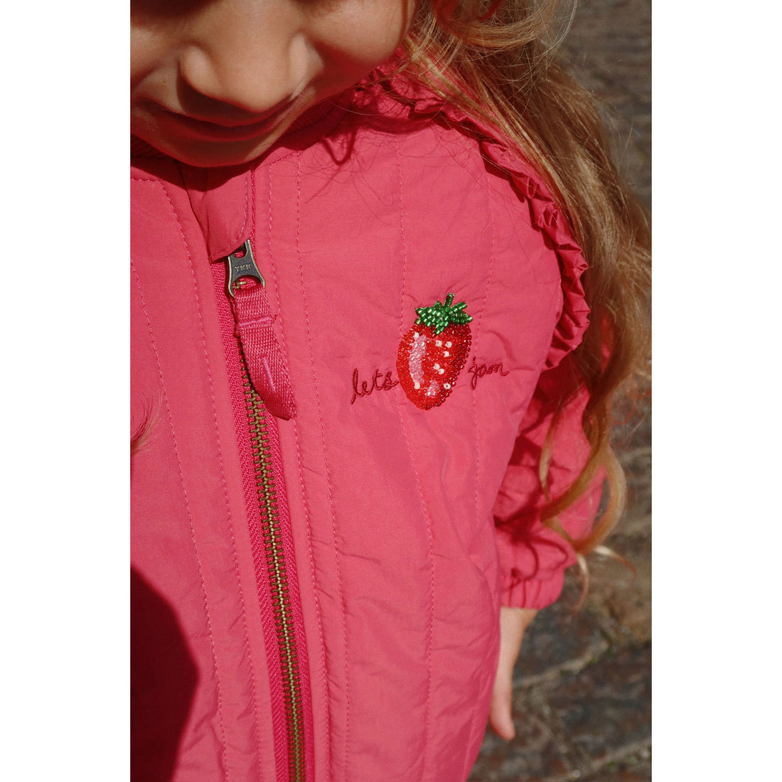 Konges Slojd Rasberry Wine Juno Bomber Jacket