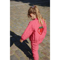 Konges Slojd Rasberry Wine Juno Bomber Jacket