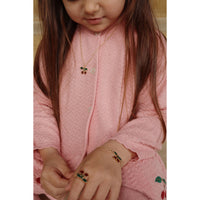 Konges Slojd Gold Cherry Jewelry Set