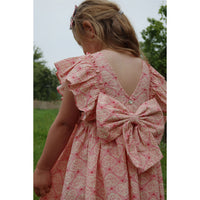 Konges Slojd Pink Ava Bow Dress