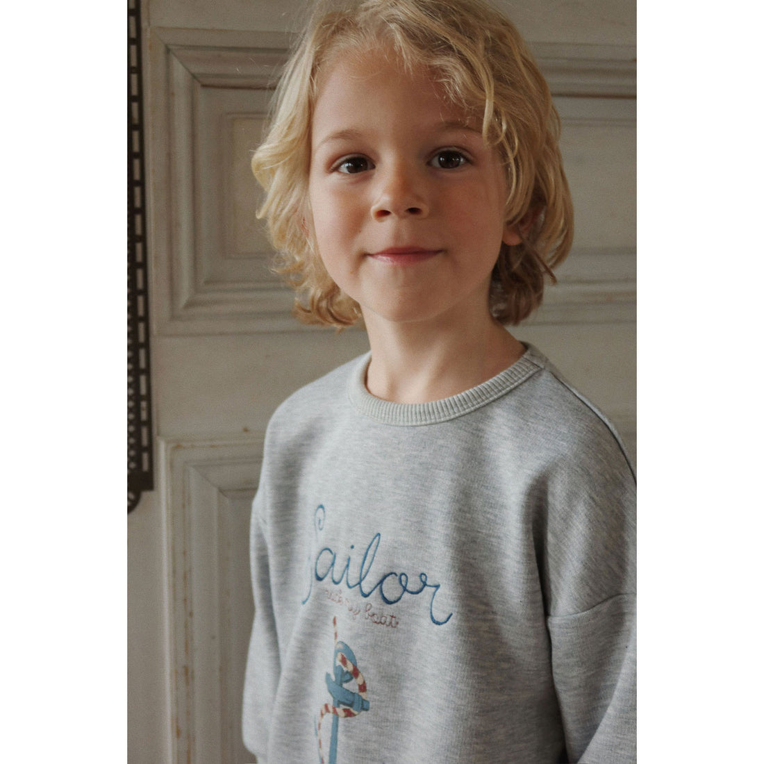 Konges Slojd Grey Melange Lou Sweatshirt