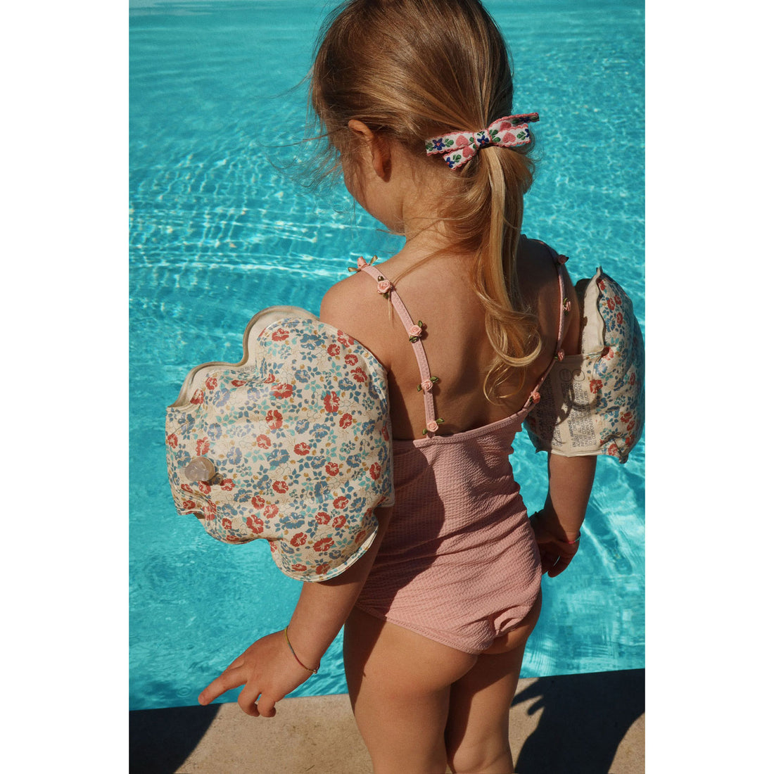 Konges Slojd Powder Pink Fleuru Swimsuit
