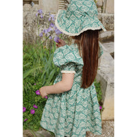 Konges Slojd Green Coeur Lace Dress