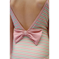 Konges Slojd Blush Stripe Bowwow Swimsuit