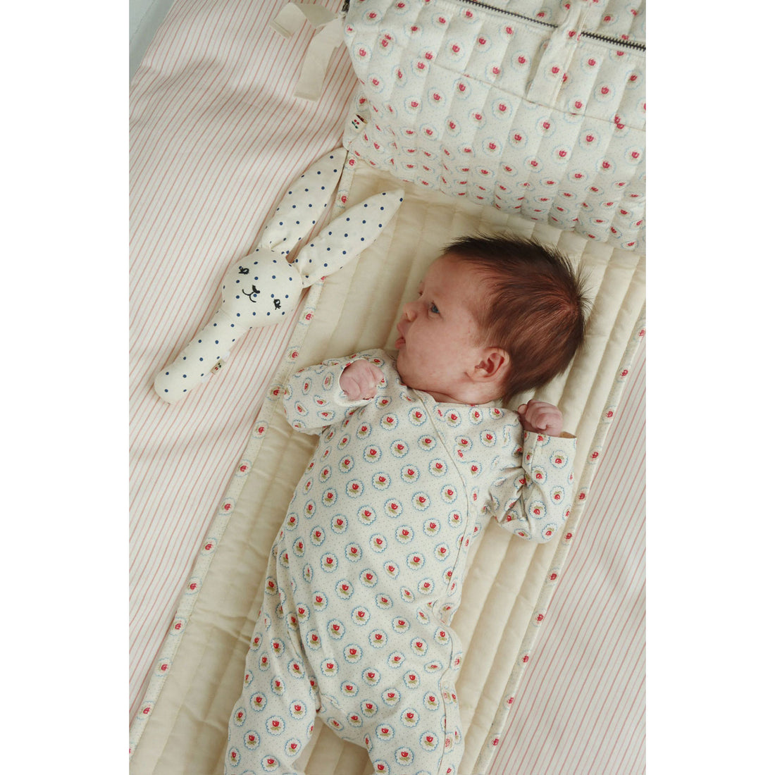 Konges Slojd Estate Dot Bunny Hand Rattle