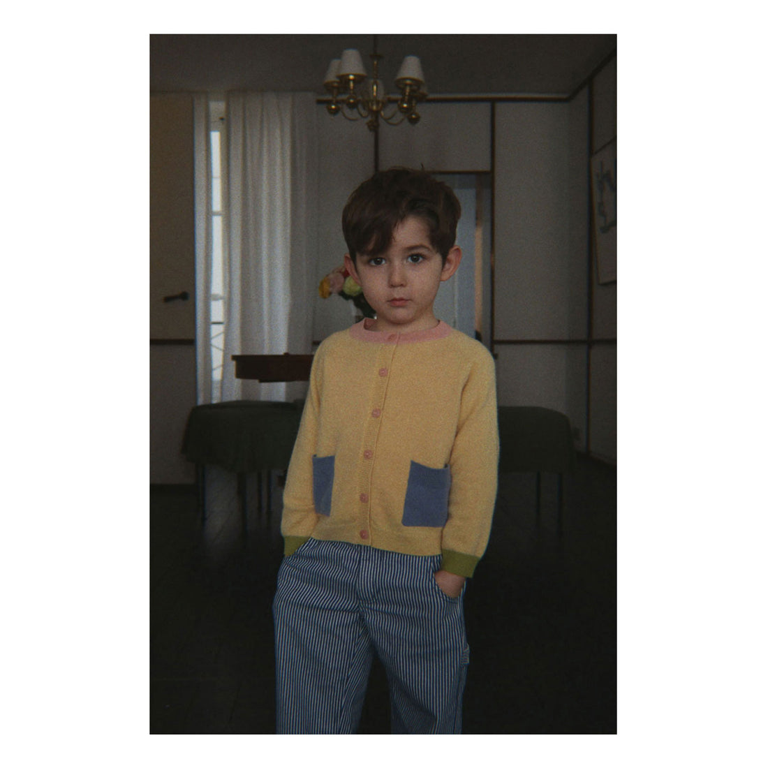 Konges Slojd  Yellow Colletti Cardigan