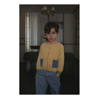 Konges Slojd  Yellow Colletti Cardigan