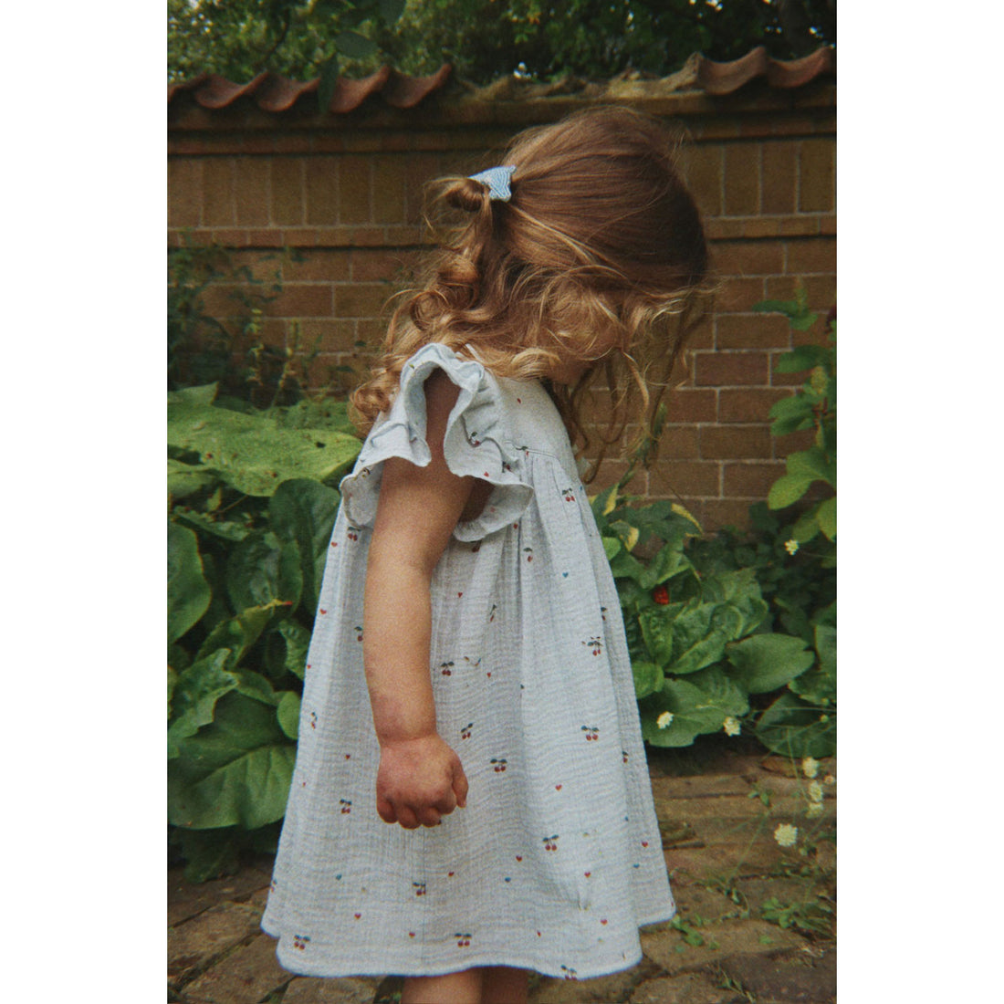 Konges Slojd Cherry Blue Coeur Coco Dress