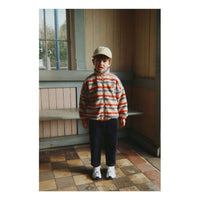 Konges Slojd  Tangerine Stripe Jody Embroidery Teddy Jacket