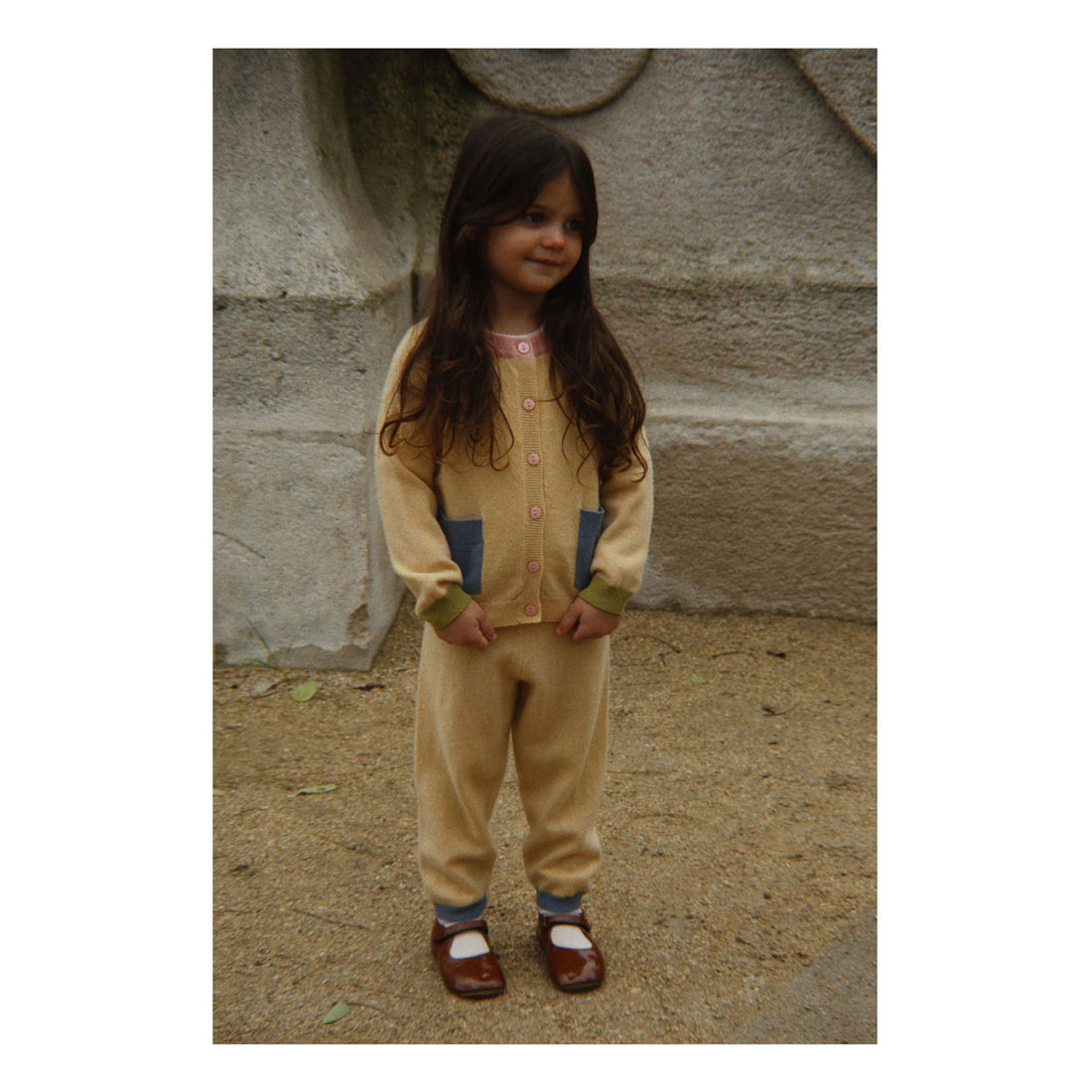 Konges Slojd  Yellow Colletti Cardigan