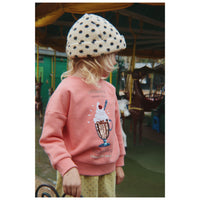 Konges Slojd  Peach Blossom Lou Sequin Sweatshirt