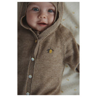 Konges Slojd  Light Brown Mattou Onesie
