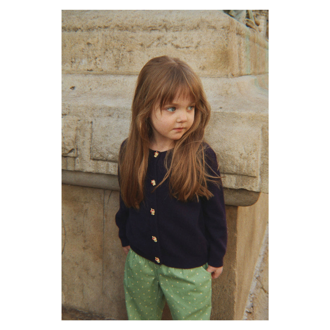Konges Slojd  Blue Cattie Cardigan