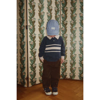 Konges Slojd  Dark Blue Stripe Basi Polo