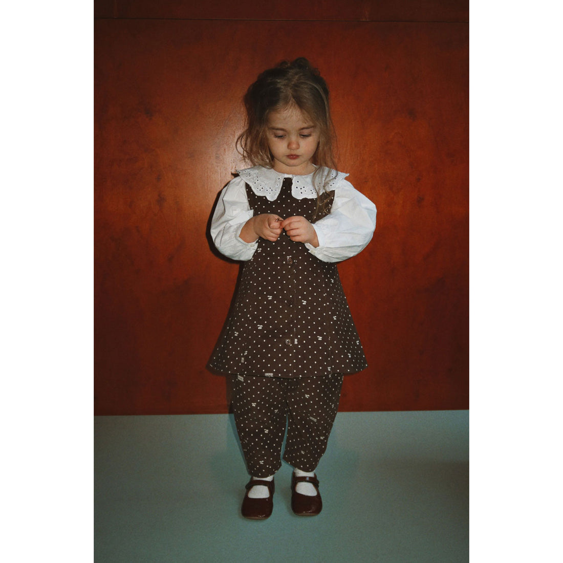 Konges Slojd  Cherry Dot Chocolate Cara Dress