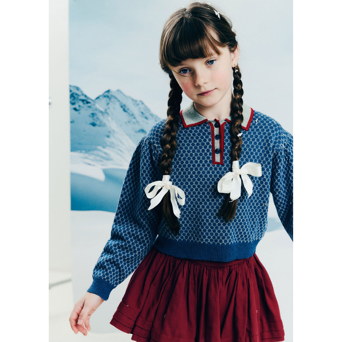 Morley Grape Stam Zolka Skirt