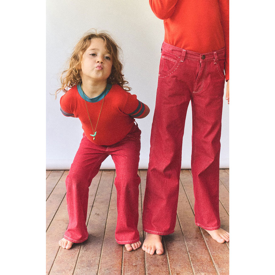 Misha and Puff  Red Flame Rec Tee