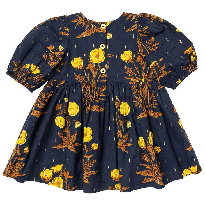 Pink Chicken Navy Poppy Brooke Dress
