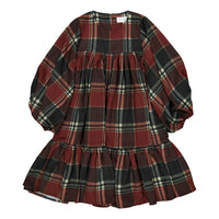 Olivia Rohde Brown/Green Plaid Dress