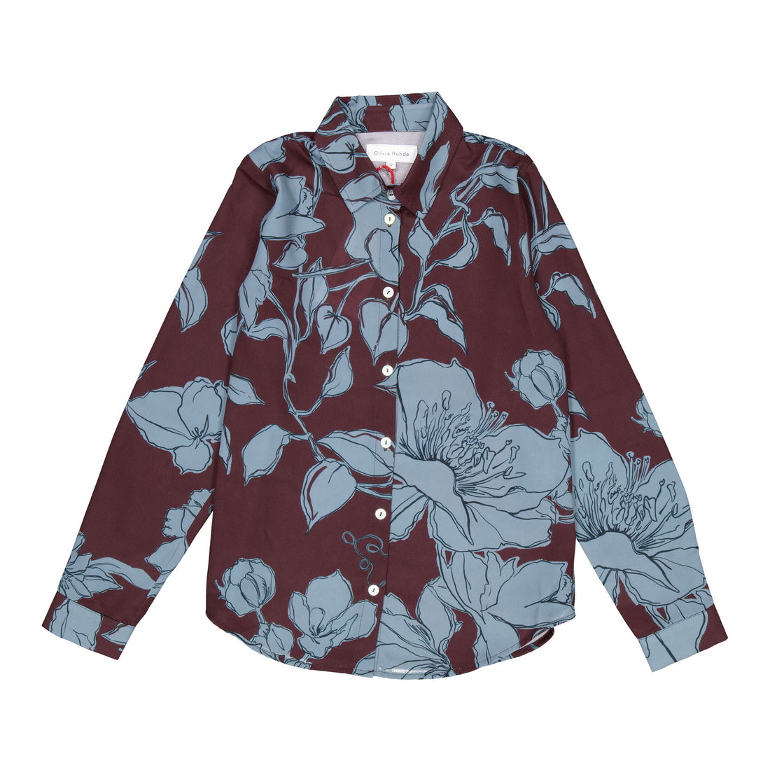 Olivia Rohde Brown/Light Blue Top