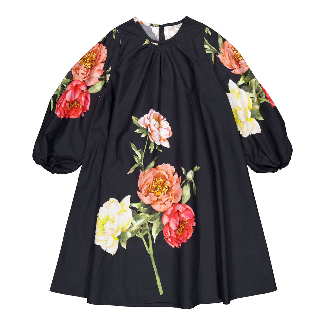 Christina Rohde Black Flower Dress
