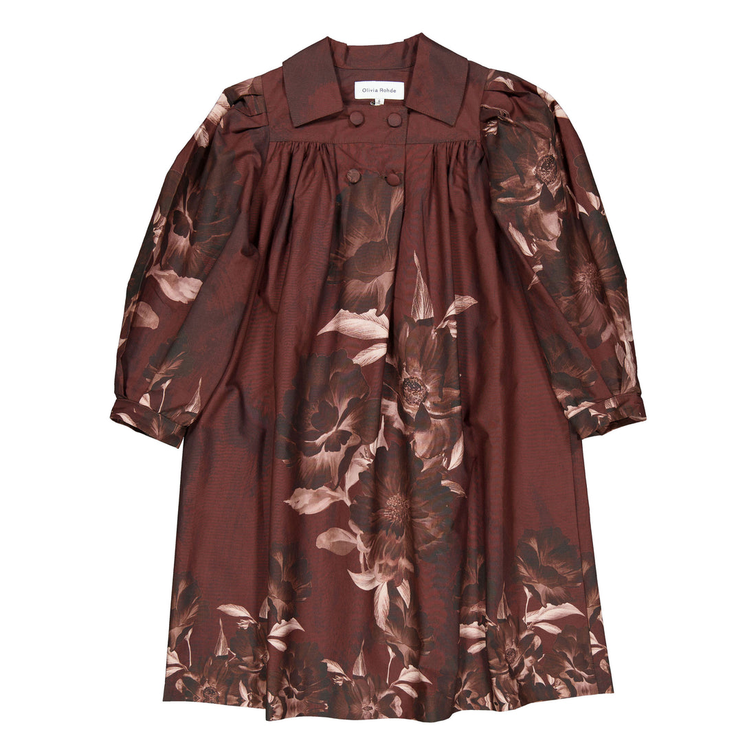 Olivia Rohde Brown Floral Dress